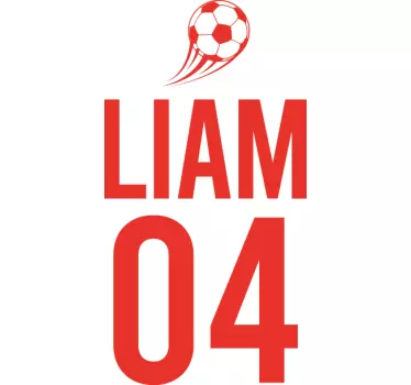 Tricou pentru copii liam fotbal sport - TenStickers