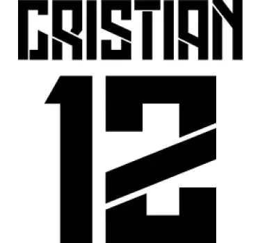 Design negru cu tricouri cu număr de fotbal cu nume - TenStickers