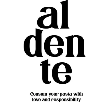 Alt tricou citat de iubire al dente - TenStickers