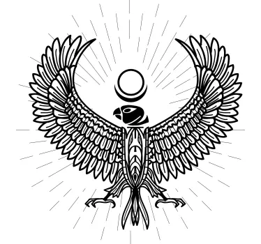 Alt tricou ilustrație cu pasăre majestică - TenStickers