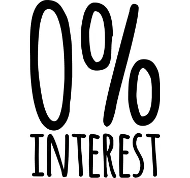 Alt tricou declarație de 0% dobândă - TenStickers
