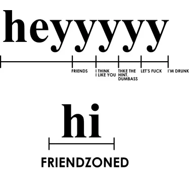 Hei, salut, tricou cu text amuzant - TenStickers