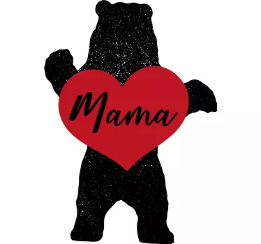 Tricouri mama si fiica iubire adorabilă cu ursuleți - TenStickers