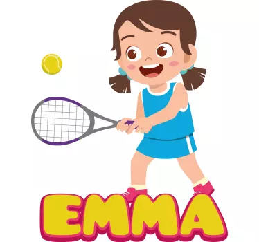 Tricou pentru copii tenismen cu nume - TenStickers