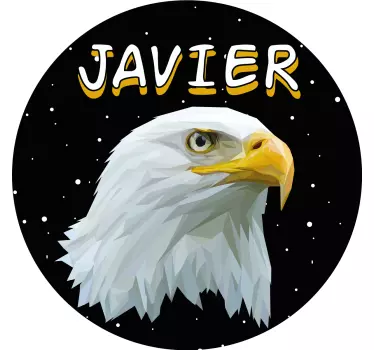 Tricou personalizabil cap de vultur cu javier - TenStickers