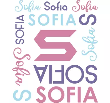 Nume în diverse fonturi tricouri cu nume - TenStickers