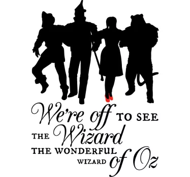 Alt tricou Oz tricou cu cântecul magicianului - TenStickers