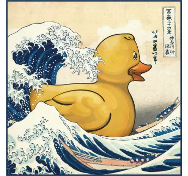 Alt tricou Rață de cauciuc kanagawa - TenStickers