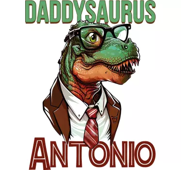 Tricou de ziua tatălui Tati saurus - TenStickers