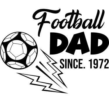 Tricou de ziua tatălui Tata fotbalist - TenStickers