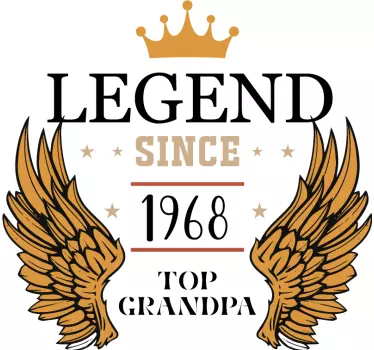 Tricou personalizabil Legendă și moștenire - TenStickers