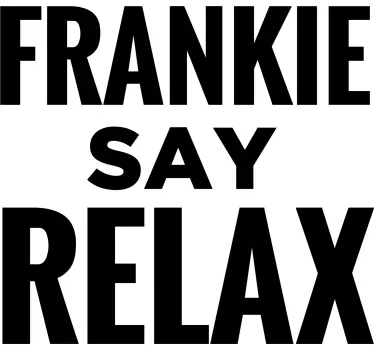 Tricou personalizabil spune relaxare. - TenStickers