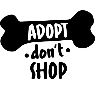 Alt tricou adoptați, nu cumpărați - TenStickers