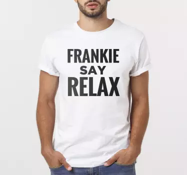 Tricou personalizabil spune relaxare. - TenStickers
