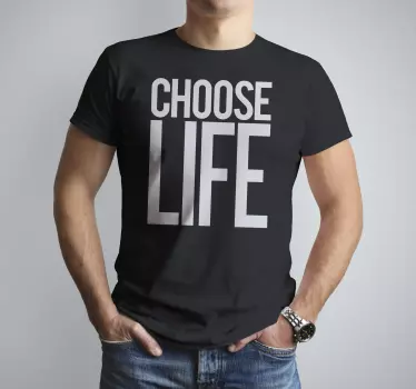 Alt tricou alege viața - TenStickers