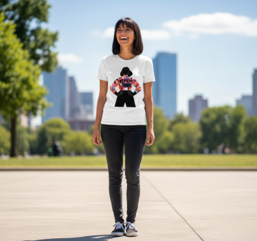 Alt tricou colaj femei și putere - TenStickers