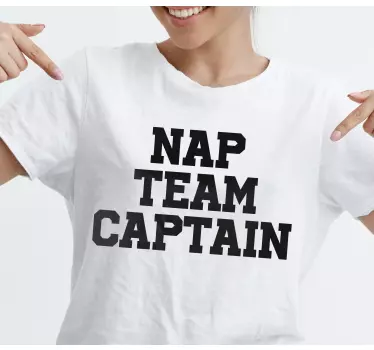 Alt tricou căpitanul echipei de somn - TenStickers