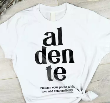 Alt tricou citat de iubire al dente - TenStickers