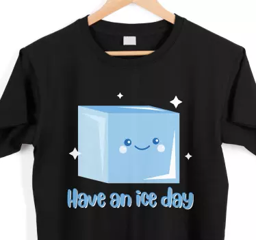Alt tricou cub de gheață fericit - TenStickers
