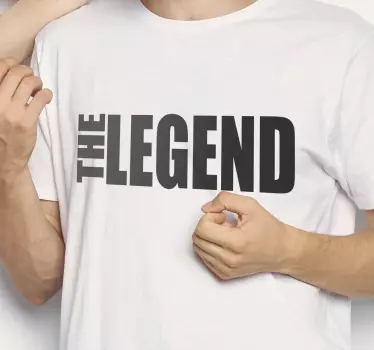 Alt tricou declarația legendei albe - TenStickers