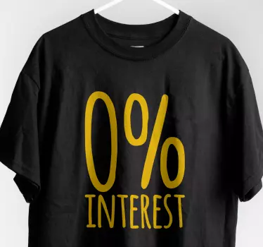Alt tricou declarație de 0% dobândă - TenStickers