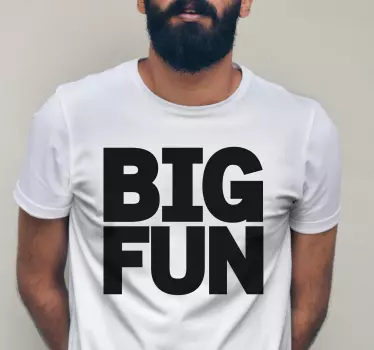 Alt tricou declarație mare distractiv - TenStickers