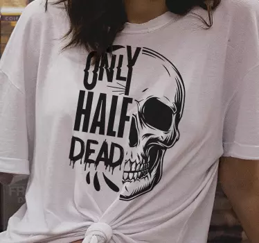 Alt tricou doar pe jumătate viu - TenStickers