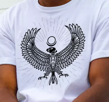 Alt tricou ilustrație cu pasăre majestică - TenStickers