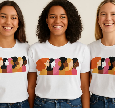 Alt tricou profiluri diverse de femei - TenStickers