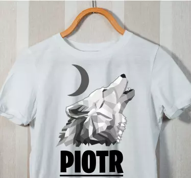 Alt tricou lup urlând la lună - TenStickers