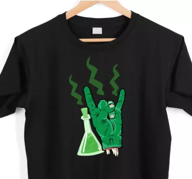 Alt tricou mână de laborator verde - TenStickers