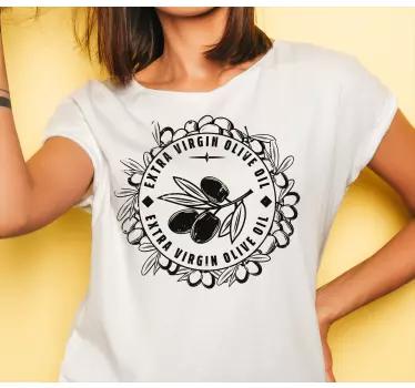 Alt tricou motiv ulei de măsline - TenStickers