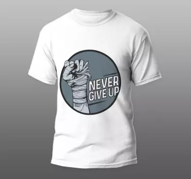 Alt tricou nu renunta niciodata la motivatie - TenStickers