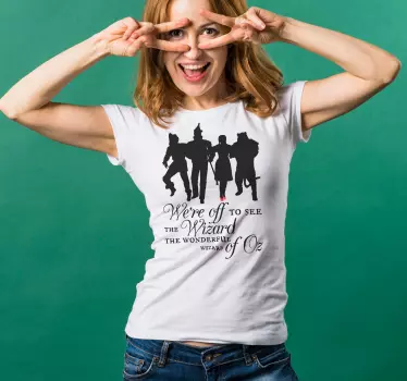 Alt tricou Oz tricou cu cântecul magicianului - TenStickers