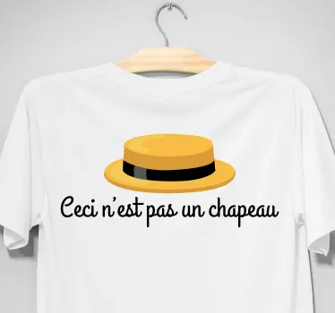 Alt tricou pălăria galbenă - TenStickers