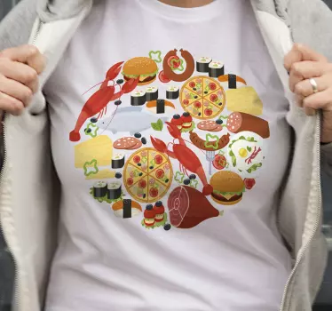 Alt tricou pentru iubitorii de mâncare - TenStickers