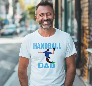 Alt tricou tată de handbal - TenStickers
