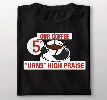 Alt tricou umor de cafenea - TenStickers
