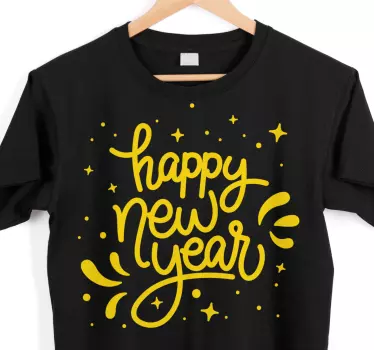 Alt tricou urări vesele de anul nou - TenStickers