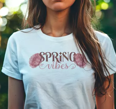 Alt tricou vibrații de primăvară - TenStickers