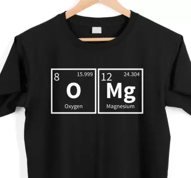 Omg element chimic cuvânt tricou - TenStickers