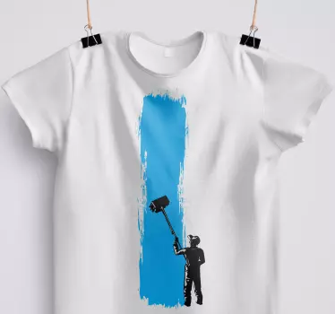 Pictura in proces "stil contemporan" tricou - TenStickers