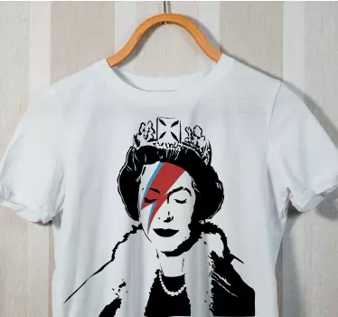 Tricou banky queen elizabeth bowie - TenStickers