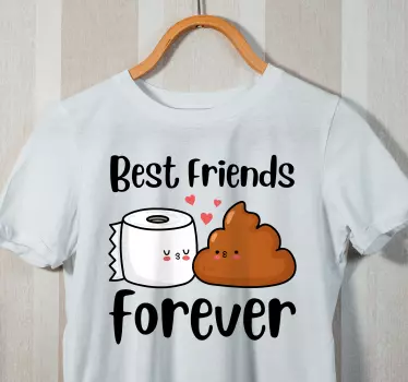 Tricou de design amuzant pentru toaletă - TenStickers