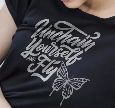 Tricou la modă fluturi - TenStickers