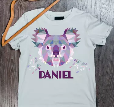 Tricou pentru bebeluși artă cu fața de koala - TenStickers