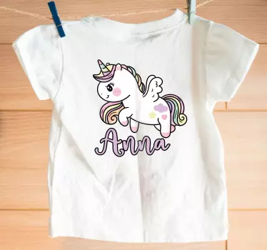 Tricou pentru bebeluși cu design drăguț de unicorn - TenStickers