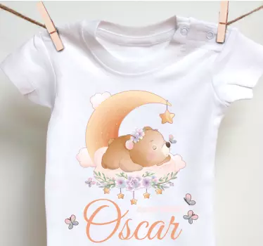 Tricou pentru bebeluși cu temă ursuleț de noapte - TenStickers