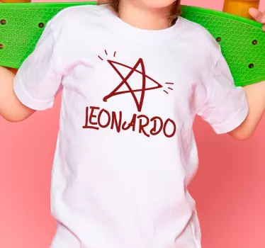 Tricou pentru copii inspirație din nume de stele - TenStickers