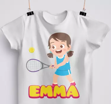 Tricou pentru copii tenismen cu nume - TenStickers